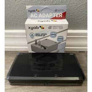 Nintendo 3DS Cosmo Black Handheld Console System CTR-001 Tested With New charger